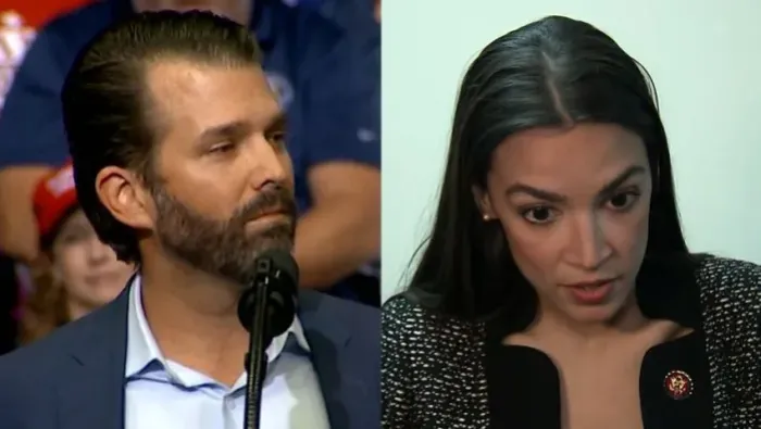 AOC: AOC- Trump would sell America for a dollar to line his own pockets ...