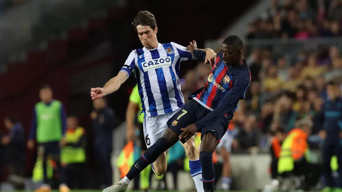 Barcelona Real Sociedad: Barcelona reclaim second spot with win over Real S...