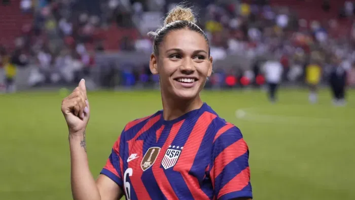 USWNT: Trinity Rodman flashes new USWNT style in Olympic-opening win...