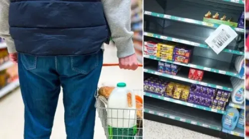 ' ! Tesco leaves customers stunned after controversial Boxing Day display rolled out'Far too early