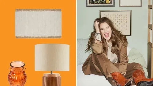 Drew Barrymore Takes on Fall Decor with Her Latest Walmart Drop — Lamps, Rugs, and More Start at $10