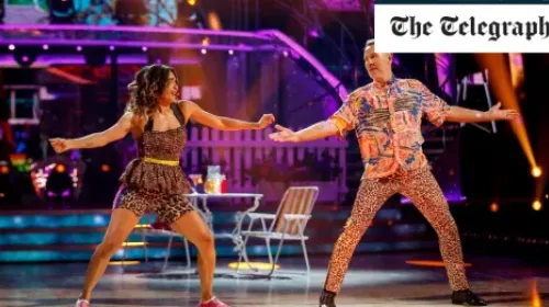 Paul Merson’s BBQ salsa sets the floor alight : Strictly Come Dancing, week 2 live