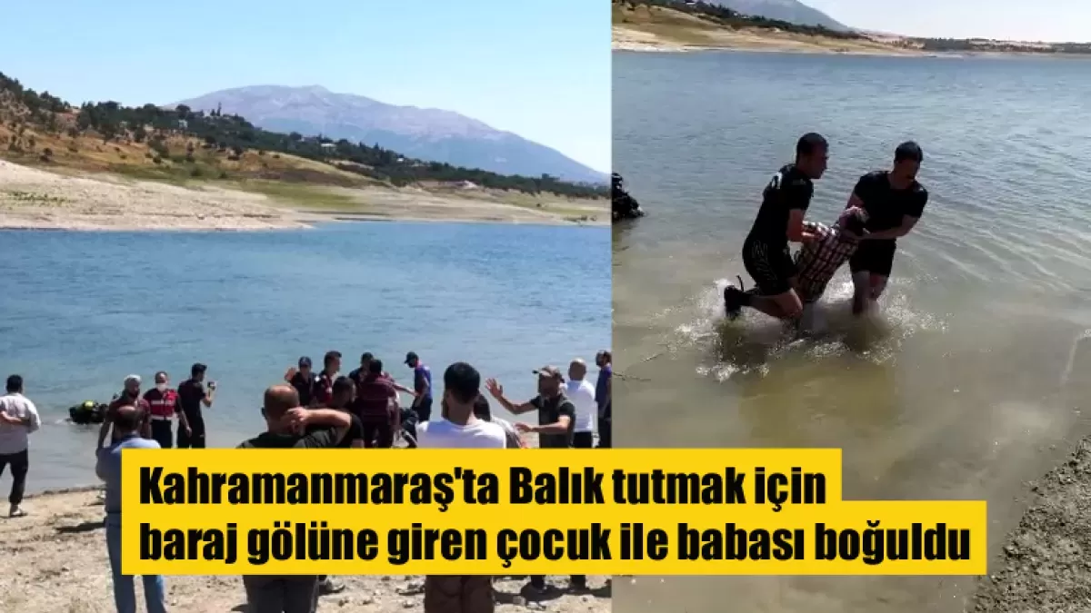 1 Ölü, 1 Yaralı: Kahramanmaraş'ta Otomobil Baraj Gölüne Düştü
